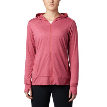 Columbia Place To Place II Full Zip, Sudaderas Con Capucha Rosas Para Mujer | 167284-JWA